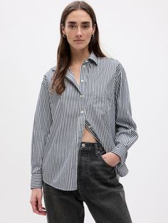 Organic Cotton Big Shirt | Gap