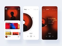 Audiobook App Design, Music App Wireframe, Music Streaming App Design, App Wireframe