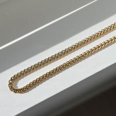 Our Curb Chain necklace adds style and edge to your outfit. This chain can be worn on its own as a statement or be layered with other chains from our shop. Great for people with sensitive skin and an affordable alternative to solid 18k gold because this necklace is waterproof and tarnish resistant. Hypoallergenic Stainless Steel with thick layer of 18k gold PVD coating. BUY 2, GET 1 FREE. Coupon applied at checkout. - 18k gold plated- Chain width: 6mm- Chain length: 18 inch + 2 inch extension- W Classic Everyday Double Chain Necklace, Layering Cable Chain Necklace, Classic Gold Chain Necklace For Layering, Minimalist Curb Chain Necklace For Layering, Everyday Cuban Link Necklace With Cable Chain, Classic Curb Chain Necklace For Layering, Everyday Gold Curb Chain Necklace, Everyday Gold Plated Curb Chain Necklace, Minimalist Gold Plated Cuban Link Chain Necklace