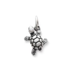 Buy Turtle Charm for USD 38.00 | James Avery James Avery Charm Bracelet Ideas, James Avery Charm, James Avery Charm Bracelet, Quinceanera Gifts, Dangle Ring, James Avery Charms, Turtle Ring, Tiny Turtle, Turtle Charm