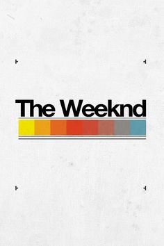 the weeknd logo on a white background