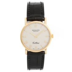 Rolex Cellini Classic 18k Yellow Gold Men's Watch 5115 Classic Yellow Gold Watches With Subdials, Classic Yellow Gold Watch Accessories With Subdials, Yellow Gold Watches With Chronometer And Rectangular Dial, Timeless Yellow Gold Automatic Watch, Timeless Yellow Gold Watch With Round Dial, Timeless Yellow Gold Watch Accessories With Round Dial, Classic Yellow Gold Watch Bands With Round Dial, Classic Yellow Gold Chronometer Watch, Classic Yellow Gold Watch With Chronometer