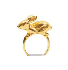 "*Year of the Rabbit Ring In the Chinese zodiac, the rabbit is seen as a calm creature who represents hope. People born in the year of the rabbit are gentle and approachable. They have a decent, noble and elegant manner. Are you the year of the rabbit? Do you know someone who is? 1915, 1927, 1939, 1951, 1963, 1975, 1987, 1999, 2011, 2023 As a spirit animal the rabbit represents longevity, prosperity, abundance, wealth and fertility. This ring is so fun to wear! Part of our new 'INTO THE WILD\" collection. This ring is made with rustic refinement to be aligned with and honor nature. Intricately hand carved with beautiful designs (inside and out), cast in brass and plated with 3 micros of 22k gold. Each is the same, yet unique and one of a kind. Welcome to the wild" Earth Ring, Rabbit Ring, The Year Of The Rabbit, Green Tourmaline Ring, Year Of The Rabbit, Chinese Zodiac, The Rabbit, Green Tourmaline, 22k Gold