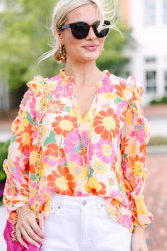 shop the mint, boutique clothing for women, trendy online boutique Cotton Tops Designs, Yellow Floral Blouse, Floral Cocktail Dress, Day At The Office, Black Tie Dress, Long Sleeve Outerwear, Two Piece Swimwear, Friend Outfits, Romper With Skirt