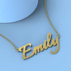 Emily name necklace Silver Custom Necklace, Personalized Gifts For Her/Him Add something extra special to your jewelry box with Name Necklace Official engravable necklaces.
									The Emily's name necklace with little heart unique gifts Silver is best gifts for Emily. Name Necklace Official provides affordable engravable jewelry that won't 
									break the bank. In addition, these pieces make for very thoughtful and appreciated gifts for friends and family. 
									And whether valentine's day gifts, mother's day gifts, christmas gifts, wedding gifts, graduation gifts, birthday gifts,
									 NAME NECKLACE are all the best gift choice store. Emily Name, Engravable Jewelry, Name Necklace Silver, Necklace Rose Gold, She & Him, Necklace Rose, Personalized Gifts For Her, Engraved Jewelry, Gifts Birthday