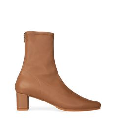 Hylia Tawny Stretch Leather Calf Boots | Bared Footwear Bared Footwear, Leather Calf Boots, Synthetic Rubber, Calf Boots, Shoe Care, Fashion Flats, Simple Dresses, Designer Shoes, Women's Shoes