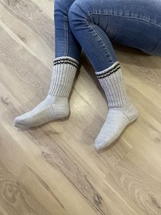 Handmade Bulgarian wool socks. Very warm, soft and durable. This product contains 100% sheep wool. The Colour and patterns are random. We can knit custom by your design. Comfortable Knitted White Socks, Comfortable White Knitted Socks, Cozy Handmade Socks For Stocking Stuffers, Cable Knit Socks, Women Socks, Wool Socks, Sheep Wool, Socks And Hosiery, Knit Socks