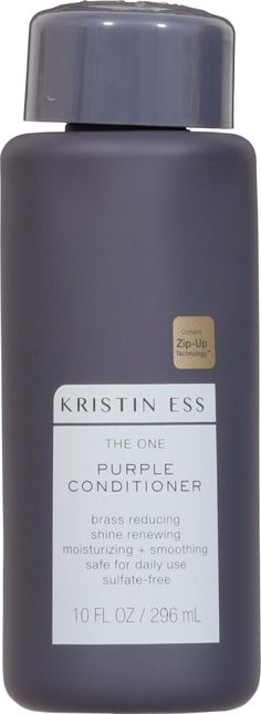 For those who are really prone to unwanted brassiness, take at-home toning one step further with purple conditioner. I created this with moisture and tone in mind. Most people who experience brassiness have had bleach or color applied to their hair, so moisture and shine are a top priority. Sulfate-free Free of parabens, phthalates, gluten and drying alcohols Cruelty-free Color and keratin safe Purple Conditioner, Kristin Ess, Purple Shampoo, Sulfate Free, Top Priority, Keratin, Free Coloring, First Step, Order Online