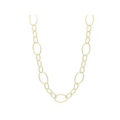 Your look will stand out whenever you pair this Stella Grace fancy oval link chain necklace with your favorite outfits. Your look will stand out whenever you pair this Stella Grace fancy oval link chain necklace with your favorite outfits.Click on this JEWELRY & WATCHES GUIDE to learn about fit, styles, materials and more! Nickel free Metal: sterling silver Width: 13 mm Packaging: black pouch Plating: rhodium, 18k gold flash plated Finish: polished Chain type: link Please note, due to the high value of this item, a signature may be required upon delivery. Size: 24". Color: 18k Gold Plated. Gender: female. Age Group: adult. Elegant Oval Chain Necklace With Adjustable Chain, Elegant Oval Chain Necklace With Delicate Chain, Oval Yellow Gold Chain Necklace, Oval Gold Chain Necklaces For Formal Occasions, Formal Oval Necklaces With Gold Chain, Modern Oval Gold Chain Necklace, Formal Oval Gold Chain Necklaces, Formal Oval Cable Chain Necklace, Modern Gold Chain Necklace