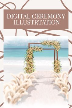 wedding ceremony illustration Wedding Ceremony Setup, Presentation Design