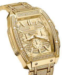 JBW Echelon Platinum Series PS570A | Men's Gold Diamond Watch Luxury Gold Diamond Watch With Accents, Luxury Gold Diamond Watch With Diamond Accents, Luxury Cubic Zirconia Watch For Anniversary, Gold Diamond Watch With Bling, Gold Diamond Watch With Cubic Zirconia Bling, Gold Embellished Cubic Zirconia Diamond Watch, Diamond Bling Watches For Anniversary, Anniversary Diamond Watch With Bling, Luxury White Gold Diamond Watch With Rhinestones