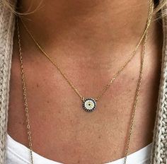 Many pieces to layer with at Golden Thread Shop! Diamond Necklace