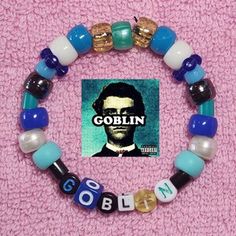 Tyler The Creator Friendship Bracelet, Tyler The Creator Necklace, Tyler The Creator Bead Bracelet, Album Inspired Bracelets, Tyler The Creator Perler Beads, Bracelet Colors, Golf Wang, Flower Boy, Ni Idea