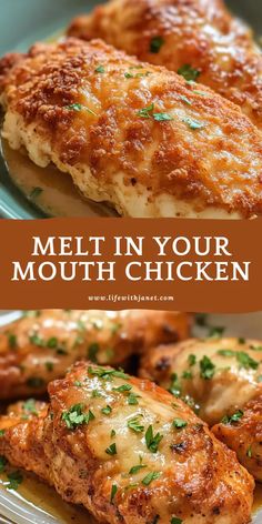 Melt in Your Mouth Chicken Melt In Your Mouth Chicken, Chicken Breast Recipes Baked, Dinner Rotation, Easy Chicken Dinner Recipes, Chicken Tender Recipes, Tender Chicken, Best Chicken Recipes