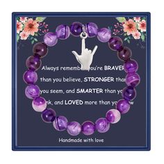 PRICES MAY VARY. ✔Inspirational ASL I Love You Bracelet: Always remember you’re BRAVER than you believe, STRONGER than you seem, and SMARTER than you think, and LOVED more than you know. Perfect gift for someone who teaches or uses sign language, sign language interpreters, deaf teachers, deaf advocates, or friends of the deaf. ✔ASL Jewelry Gifts For Women Girls: ASL Gifts, sign language therapist gift, ASL teacher gift, deaf advocates gifts or friends of the deaf. Let this encourement and meani Asl Gifts, Asl Teacher, Hand Sign Language, Sign Language Gifts, Sign Language Interpreter, Hand Sign, Therapist Gifts, Always Remember You, Gifts Sign