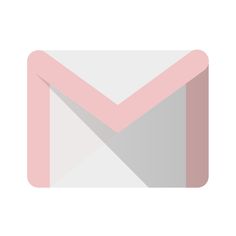 an email icon with a pink arrow on the bottom and white envelope in the middle