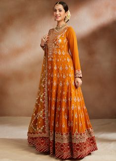 Chikankari Kurta, Kurti For Women, Marigold Flowers, Georgette Anarkali, Spring Sunshine, Traditional Attires, Pakistani Wedding Outfits, Flowers Blooming, Desi Clothes