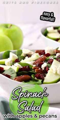 two white bowls filled with apples and cheese