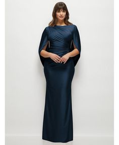 in stock Plus Size Formal Wear, Runway Gowns, Elegant Plus Size, After Six, Plus Size Formal, Satin Maxi, Satin Maxi Dress, Midnight Navy, Stretch Satin