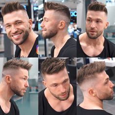 Fade Beard Styles Haircuts, Gents Hair Style, Men Haircut Styles, Cool Hairstyles For Men, Mens Haircuts Fade, Mens Haircuts Short, Trendy Haircuts, New Haircuts