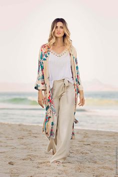 Book De Fotos 15 Ideas, Moda Kimono, Hippie Outfits, Style Chic, Kimono Fashion, Fashion Summer