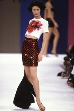 Todd Oldham, Model Runway, Mode Grunge