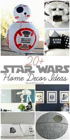 20 star wars home decor ideas that are easy to make and fun for all ages