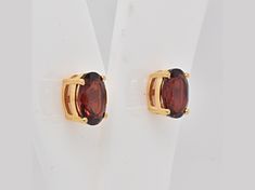 2.80ctw oval garnet 14k yellow gold over sterling silver stud earrings. Ring Spacer, School Jewelry, Sterling Silver Stud Earrings, Popular Jewelry, Silver Stud Earrings, Sterling Silver Studs, Sterling Silver Earrings Studs, Silver Earrings Studs, Turquoise Jewelry