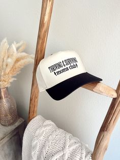 This trucker hat is a unisex fit! The design is an embroidered design. The hat itself is khaki/black with black thread text. This is not a foam trucker. If this needs to be a rush order it is your responsibility to upgrade your shipping in the checkout process! Please allow 7-9 days for you hats to arrive. If the drop down menu has a preorder option that means I have a restock on the way, please allow up to 2 weeks for preorders! I do not accept returns or exchanges! I am not responsible for mis Cheap Casual Trucker Hat For Winter, Cheap Black Trucker Hat For Spring, Casual Wide Brim Trucker Hat, Cheap Trucker Hat With Curved Brim And Embroidered Logo, Cheap Trucker Hat With Embroidered Logo And Curved Brim, Cheap Embroidered Trucker Hat, Cheap Cute Black Trucker Hat, Cheap Customizable Trendy Trucker Hat, Cheap Brimmed Trucker Hat