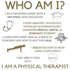 Physical Therapy Quotes, Physical Therapy Humor, Physiotherapy Student, I Am A Doctor, Physical Therapy School, Therapy Humor, Gymnastics Rings, Physical Therapy Assistant