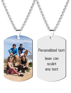 PRICES MAY VARY. 💓Photo Printing: A custom photo printing necklace is not just a necklace but a way to store special memories. Any provided photo can be printed, such as your parents, your lover, your friends, even your pets, etc. 💓Inscription engraving: On the back of the necklace, you can laser engrave any inscription you need, it can be a time, a symbol, a confession, or an unforgettable message 💓Waterproof and durable design: This custom photo necklace is made of high quality stainless st Custom Necklaces, Dog Tag Pendant, Personalized Dog Tags, Pendant For Men, Photo Necklace, Personalized Pendant, Mens Pendant, Personalized Dog, Steel Necklace