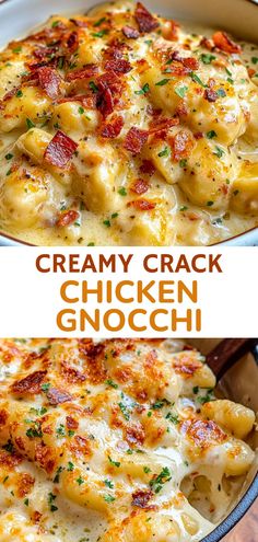 Indulge in the rich flavors of Creamy Crack Chicken Gnocchi! This easy-to-make dish combines tender gnocchi with a creamy, savory chicken sauce that's perfect for a weeknight dinner. Enjoy a comforting, hearty meal that's sure to please the whole family. Try this delicious recipe tonight and save the pin for your cooking inspiration!