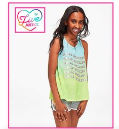 WELCOME TO MY AUCTION! FROM JUSTICE IS THIS ADORABLE PAJAMA SET FOR GIRLS IN SIZE 8. IT IS NEW WITH TAGS. RACERBACK SLEEVELESS TANK TOP WITH OMBRE EFFECT IN SHADES OF GREEN AND BLUE. COLORFUL SPARKLY BUBBLE LETTERS WITH A PHRASE THAT READS 'HELLO WEEKEND'. COOL LIGHTWEIGHT FABRIC WITH ROOMY A-LINE CUT. BUTTERY SOFT MIX AND MATCH PULL ON STYLE PAJAMA SHORTS IN COLOR GRAY WITH COLORFUL RETRO STRIPE ON ONE SIDE. ELASTIC WAISTBAND WITH LOGO PRINT.  I know sometimes it could be a little boring to rea Green Stretch Cotton Sleepwear, Multicolor Cotton Summer Sleepwear, Stretch Cotton Summer Sleepwear, Green Summer Sleepwear For Pajama Party, Green Sleepwear For Summer Pajama Party, Green Relaxed Fit Sleepwear For Summer, Cute Green Cotton Sleepwear, Cute Stretch Sleepwear For Spring, Multicolor Stretch Cotton Sleepwear