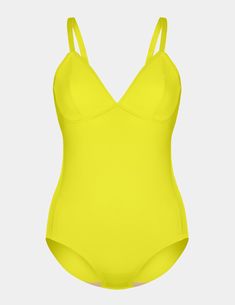 Made with sheer, soft and super sexy mesh with lined cups. Plus, a deep V neckline and sizzling hot mesh side panels. Perfect for layering under clothes or slaying all on its own. | Knix Mesh Deep V Bodysuit in Citron Deep V Bodysuit, Wireless Bras, Sheer Bodysuit, Swimming Activities, Wireless Bra, Active Wear Outfits, Side Panels, Sports Bras, Panel Siding