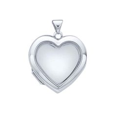 This sterling silver, rhodium-plated heart-shaped locket features clear glass set into a beveled frame on both sides; mementos, charms, jewels or other tiny treasures contained within are visible from both sides. The contents of the locket have a free-floating, almost kaleidoscopic appearance as they move around inside. For a single-sided look, add metal or decorative paper as a back plate. The locket is hinged at the side and a snap closure holds it securely closed with the design elements safe Open Heart Keepsake Locket, Open Heart Locket Jewelry For Keepsake, White Gold Heart Locket Necklace For Anniversary, Heart Shaped White Gold Locket Necklace For Anniversary, Silver Heart Cut Locket Necklace For Anniversary, Silver Heart-shaped Locket Necklace For Anniversary, Personalized Silver Heart Cut Locket Necklace, Heart-shaped Keepsake Charms Jewelry, Heart-shaped Keepsake Jewelry With Charms