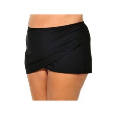 Flatter your figure when wearing these Plus Size Freshwater Wrap Skirted Swim Bottoms poolside.Click on this WOMEN'S GUIDE to find the perfect fit and more! Flatter your figure when wearing these Plus Size Freshwater Wrap Skirted Swim Bottoms poolside. Click on this WOMEN'S GUIDE to find the perfect fit and more! FEATURES Moderate coverage No closure - pull-on styling Partially lined Unlined gussetFIT & SIZING Midrise sits on the high hip Cinched waistbandFABRIC & CARE Nylon, spandex Polyester l Black Bottoms With Built-in Shorts For Pool, Pool Skort With Built-in Shorts, Poolside Skort With Built-in Shorts, Black Stretch Skort For Pool, Casual Black Swim Skirt For Pool, Fitted Short Swim Skirt For Poolside, Beachwear Skort For Pool With Short Length, Short Length Skort For Pool Beachwear, Casual Black Swim Skirt For Poolside