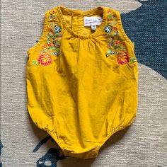 New, No Tags. Children Of The Tribe Mustard Yellow Baby Girl Romper, Size 3-6 Months. 100% Cotton. Fitted Cotton Bubble Romper For Playdate, Casual Yellow Bubble Romper For Summer, Yellow Cotton Bubble Romper For Spring, Spring Yellow Cotton Bubble Romper, Fitted Yellow Tops For Playtime, Sleeveless Yellow Cotton Bubble Romper, Yellow Bubble Romper For Summer Playwear, Yellow Casual Bubble Romper For Playtime, Casual Yellow Bubble Romper For Playtime