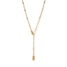 A truely elegant chain with a classy sense of style, our Willa Necklace is perfect for everyday sophistication! With 3 different length from a choker style to a long chain, Willa is designed to be stacked with any other gold or textured pieces to create the layering style of your dreams! 14k Gold (1 micron plating)  Stainless Steel Base  E-coating for a premium finish  Lead & Nickel Free  Tarnish-Free  Water Resistant Minimalist Lariat Necklace With Clavicle Chain For Layering, Adjustable Metal Chain Necklace In Classic Style, Elegant Necklace With Rectangular Pendant And Box Chain, Elegant Necklace With Box Chain And Rectangular Pendant, Adjustable Metal Chain Necklace Classic Style, Chic Metal Necklaces With Rectangular Links, Chic Toggle Necklace With Adjustable Chain For Everyday, Classic Adjustable Metal Chain Necklace, Adjustable Classic Metal Chain Necklace