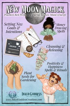 New Moon Practice, New Moon Witch, New Moon Spells, New Moon Magic, Happiness Spell, Modern Day Witch, Moon Magick, Moon Spells, Moon Rituals