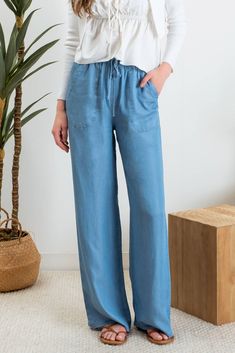 New Arrival: Chambray Drawstring Pant