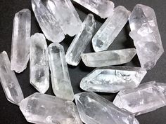 Large Clear Quartz Crystal Points From Brazil These Are All Unique, And Fantastic For Creating Home Arrangements And Other Jewelry Craft Projects Sizes Vary From 2-5 Inches Listing Is For (5 Kilos) of Item Shown Average Lot Size Contains 40-60 Large Crystals You Will Receive Items Of similar Size And Shape In The Photos Shipping Discounts Automatically Applied With Multiple Items or Qtys --Simple Satisfaction-- * Your happiness is our priority, so all returns are accepted within 30 days for any Wrapped Crystal Point, Agate Slice Necklace, Selenite Necklace, Raw Crystals, Clear Quartz Crystal, Large Crystals, Raw Stone, Raw Crystal, Quartz Points