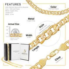 Mariner Chain Bracelet For Men Cuban Link Necklace, Figaro Chain Necklace, Cuban Link Chain Necklaces, Bracelet Chain, Cuban Link Chain, Cuban Link, Online Jewelry Store, Gold Filled Jewelry, Chains For Men