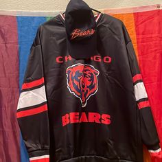 Brand New Chicago Bears Tshirt, Chicago Bears Hoodie, Sweater Brands, Chicago Bears, Blue Orange, New Color, Men Sweater, Man Shop, Brand New