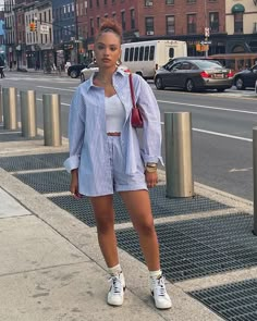 Matching Set Outfit Summer, Maria Beltre, Stripped Outfit, Trendy Outfit Inspo, Matching Sets Outfit, Set Outfits, Outfit Vintage, Causual Outfits, Summer Inspo