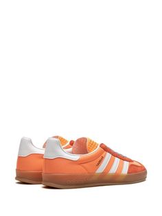 Adidas Gazelle Indoor "Beam Orange" Sneakers - Farfetch Sporty Orange High-top Sneakers With Gum Sole, Adidas Custom Low-top Sneakers With Gum Sole, Adidas Custom Lace-up Sneakers With Gum Sole, Orange Low-top Sneakers With Boost Midsole, Adidas Custom Sporty Sneakers With Rubber Sole, Adidas Sporty Custom Sneakers With Rubber Sole, Orange Low-top Sneakers With Gum Sole, Adidas High-top Lace-up Sneakers With Gum Sole, Adidas Lace-up High-top Sneakers With Gum Sole