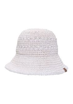 Crafted from lightweight and breathable paper straw, this hat combines fashion and comfort effortlessly. The intricate crochet detailing adds a touch of texture and sophistication, making it a chic choice for sunny days. With its wide brim, it offers excellent sun protection while keeping you cool and stylish. | Lauren Ralph Lauren Women's Paper Straw Crochet Bucket Hat, White White Toquilla Straw Summer Hat, White Toquilla Straw Hat For Spring, White Woven Sun Hat With Curved Brim, Spring White Toquilla Straw Hats, Casual Lightweight Toquilla Straw Bucket Hat, Casual White Toquilla Straw Hat, White Woven Toquilla Straw Hat, White Woven Sun Hat With Short Brim, White Chic Straw Sun Hat