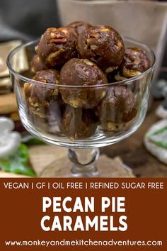 Almond Flour Substitute, Butter Pecan Syrup, Sugar Free Pecan Pie, Peanut Butter Substitute, Monkey And Me Kitchen Adventures, Vegan Pecan Pie, Monkey And Me, Chewy Caramel, Vegan Pecan