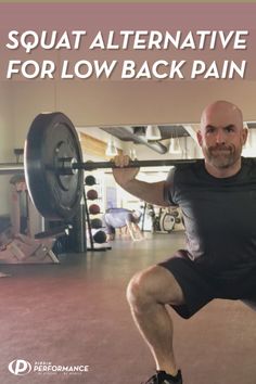 There’s nothing like throwing a bunch of weight on the bar and challenging your true strength with squats, but what if you’re struggling with lower back pain?  I’ve personally been there and know exactly what you’re going through, which is why I’ve put together this coaching on the best squat alternative for low back pain. | Squat Alternative For Bad Back | Squat Alternatives | Barbell Squat Alternative | Low Back Pain Relief |