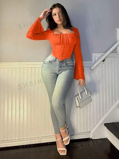 Solid Color Party Tops For Winter, Casual Crew Neck Long Sleeve Top For Party, Casual Long Sleeve Crew Neck Top For Party, Elegant Christmas, Sports Equipment, Christmas And New Year, Fashion Online Shop, Online Fashion, All Fashion