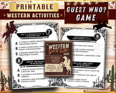 the western themed party game is available for kids and adults to play on their own